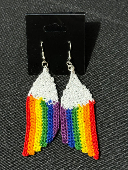 Cascading Rainbow Earrings