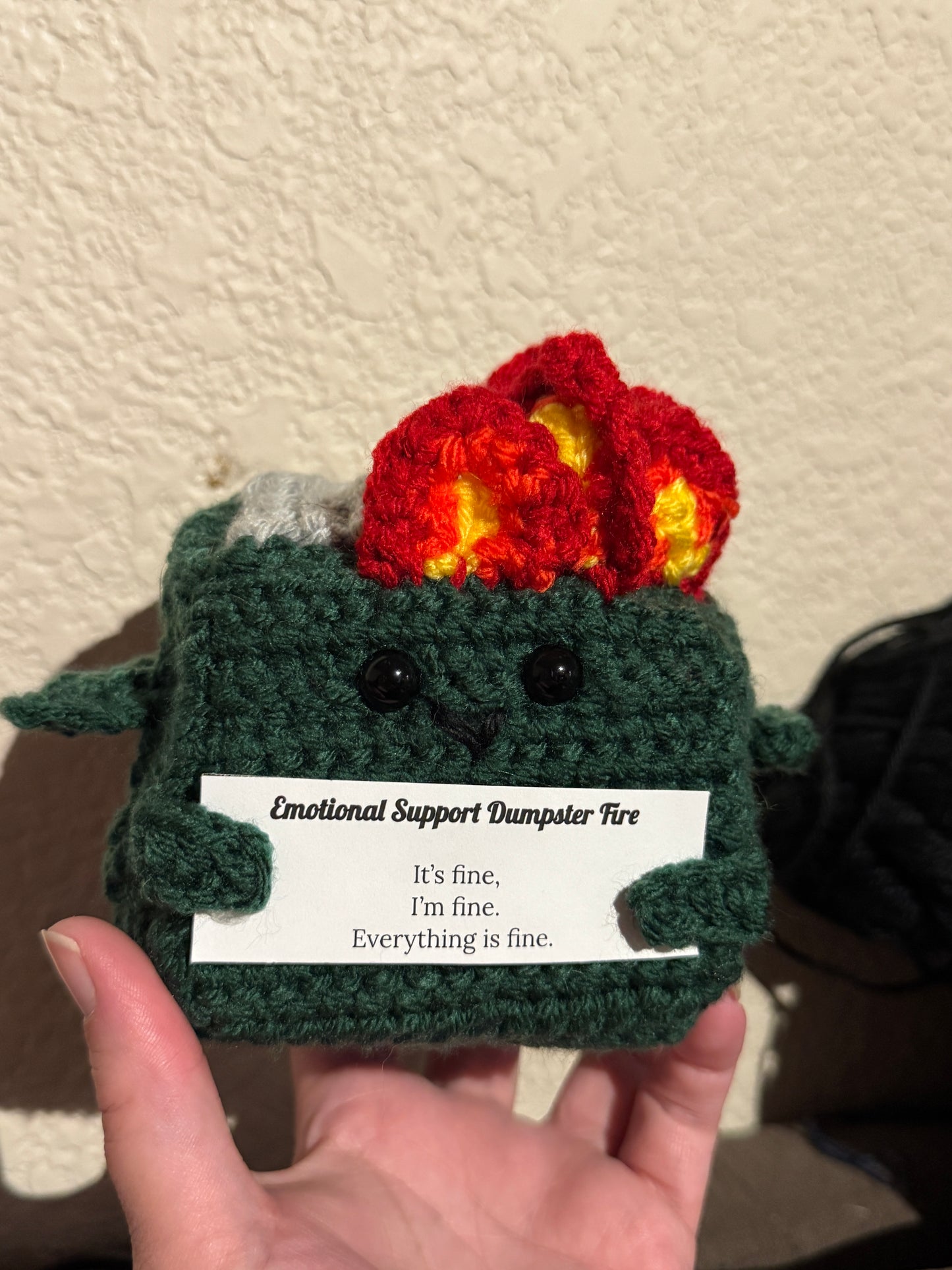 Emotional Support Dumpster Fire